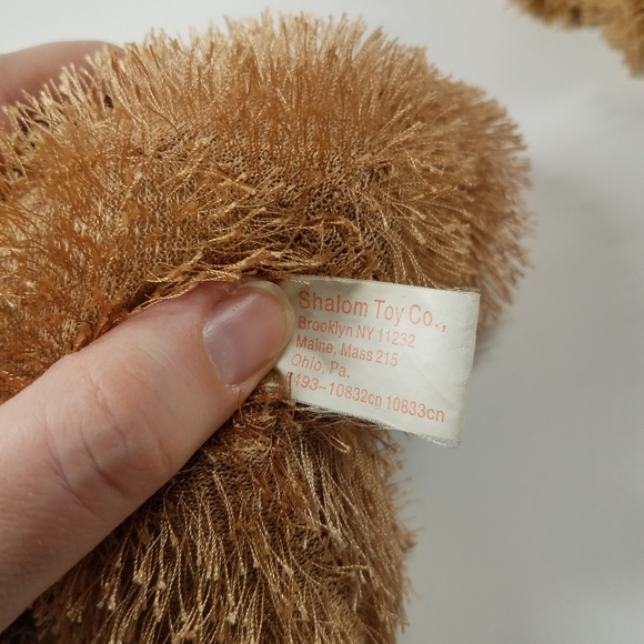 Bear Plush Toy, Dog Plush Toy, Squirrel Plush Keychain, Lot of 3 Stuffed Animals - Picture 10 of 15